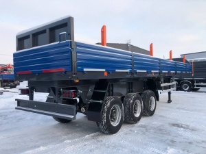 Бортовой полуприцеп трехосный односкатный LT-trailers 780111 2